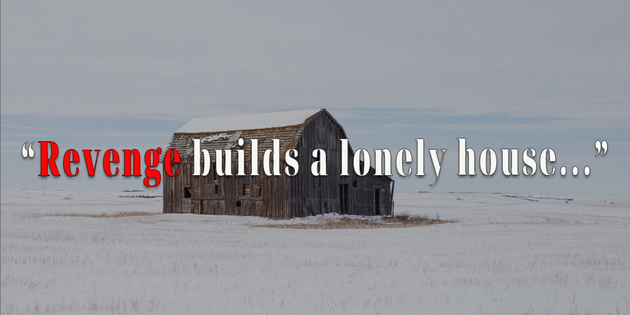 Revenge builds a lonely house